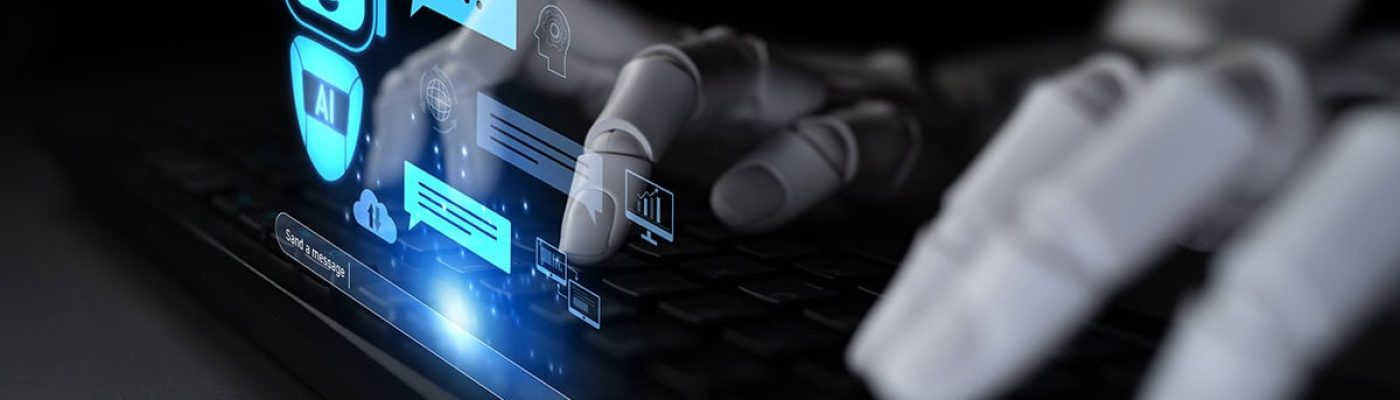 AI chatbot interface represents Link Socially’s AI Search Visibility services—improving answer engine presence and measurable discovery at scale.